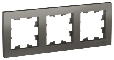 ATN000903 - ATLASDESIGN 3-постовая РАМКА, универсальная, СТАЛЬ, Systeme Electric