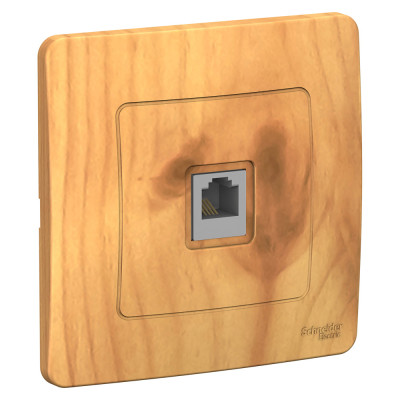 BLANCA С/У РОЗЕТКА телефонная RJ11, ЯСЕНЬ