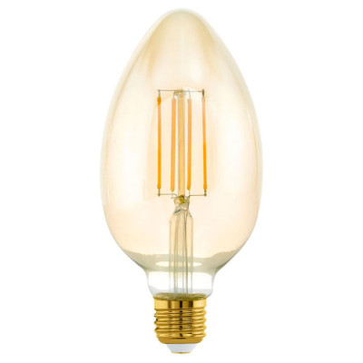 11836 Светодиодная лампа B80, 4W(E27), 2200K, 380lm, янтарная