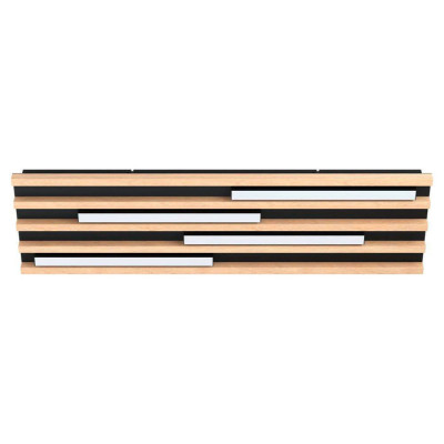 39899 Настенно-потолочный светильник MARREIRA, LED 4x8,5W, 4200lm, L780, B220, H60, сталь, черный//де