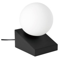 900358 Настольная лампа BILBANA, 1x40W(E14), сталь, черный, опаловое стекло, белый