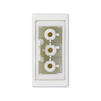 Simon SConnect Разъём быстрого подключения "мама" 3 контакта 22,5х45мм, белый, K121B-9