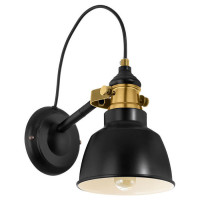 49522 Бра THORNFORD, 1х60W(E27), L145, H200, A250, сталь, черный, бронза