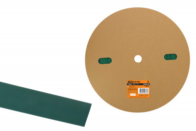 Термоусаживаемая трубка ТУТнг 20/10 зеленая (100 м/ролл) TDM Electric, SQ0518-0053