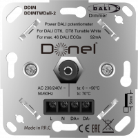 Donel серии DDIM Потенциометр Dali  10-16.5В DC, 82мА,с встроенным источником питания, роторный, DDIMTWDali-2