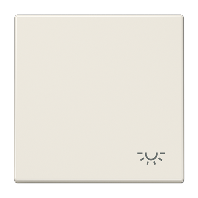 Клавиша для  выключателя с символом "свет"; слоновая кость, LS990L