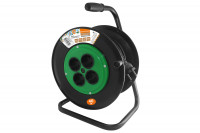 Удлинитель на катушке силовой народный 4 гнезда ПВС 2200 Вт с/з, 40м, SQ1307-0513 Удлинитель на катушке силовой народный 4 гнезда ПВС 2200 Вт с/з, 40м, SQ1307-0513