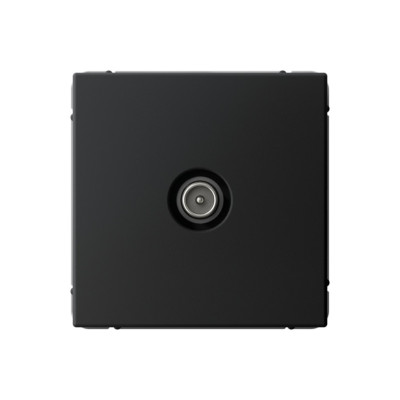 GAL001092 - ARTGALLERY TV РОЗЕТКА проходная 4DB, механизм, КАРБОН, Systeme Electric