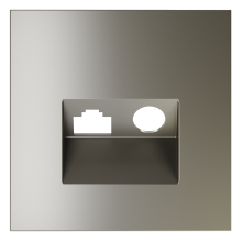 Накладка для розетки TV+RJ45 кат. 6, S70 (шелк), VLS002704 Накладка для розетки TV+RJ45 кат. 6, S70 (шелк), VLS002704