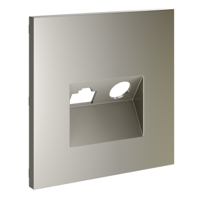 Накладка для розетки TV+RJ45 кат. 6, S70 (шелк), VLS002704