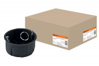 Установочная коробка СП D65х25мм, саморезы, стыковочные узлы, IP20,TDM Electric, SQ1402-1103