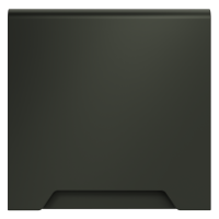 Накладка для розетки с заземлением, защитными шторками и крышкой, S70 (титан), VLS000806