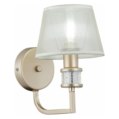 Evoluce SLE107501-01 Светильник настенный Золотистый/Шампань E14 1*40W