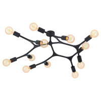 98319 Потолочный светильник BOCADELLA 1, 12х60W (E27), ?920, H360, сталь, черный