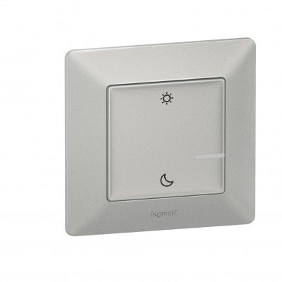 752389 - Valena Life with NETATMO.Умный беспроводной сценарный выключатель "День/Ночь".Цвет Алюминий