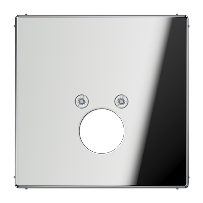 Крышка для одного гнезда подключения громкоговорителя; полированный хром, GCR2962-1