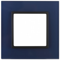 ЭРА 14-5101-29 Elegance Синий/антрацит Стекло Рамка 1-ая