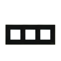 N2273 CN - Рамка 3-постовая, серия Zenit, стекло чёрное - 2CLA227300N3101 N2273 CN - Рамка 3-постовая, серия Zenit, стекло чёрное - 2CLA227300N3101