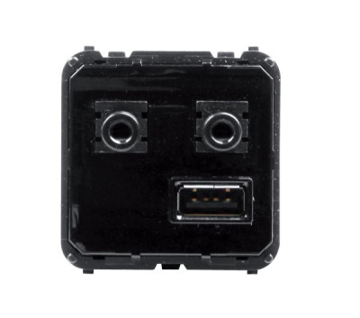 9368.3 - Механизм (блок) медиа-комбайна с USB входом, 3.5мм minijack аудио-входом и выходом, ЦАП и модулем Bluetooth