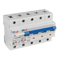 КЭАЗ Выключатель автоматический модульный с независимым расцепителем OptiDin BM125-4NC100-НР-8ln-УХЛ3