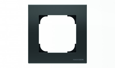 ABB SKY Чёрный бархат Рамка 1-постовая