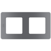Legrand Рамка 2 поста - Legrand Inspiria - дымчатый, 673947