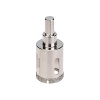 Коронка алмазная 30мм по керамограниту с центровочным сверлом KRANZ, KR-92-0010