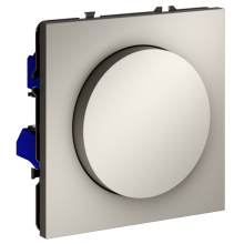 Светорегулятор встраиваемый VOLTUM S70 поворотно-нажимной 600 Вт, (кашемир), VLS070303