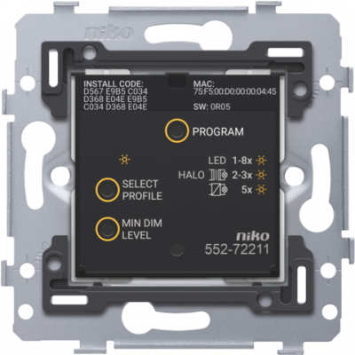 Niko Home Control Механизм диммера, Zigbee, 552-72211