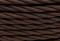 BIRONI Коричневый матовый Витой провод 2*1,5 20м, B1-424-72-20