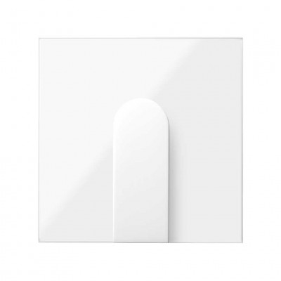 Simon 10002051-130 Накладка широкого вывода кабеля цвета белый глянец S100