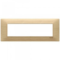 Vimar Накладка для 7 модулей дерево-натуральный клен, 14657.61