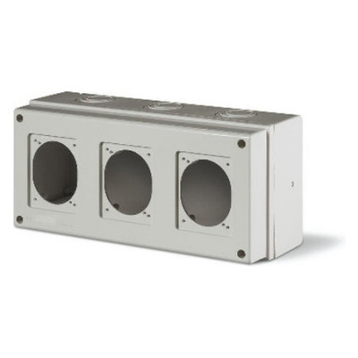 Корпус на 3 поста с основанием 70х87 мм. Тип M150 (упак. 1шт), ДКС DIS6721300