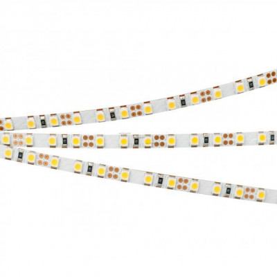 Светодиодная лента RT 2-5000 12V Cool 8K 5mm 2x (3528, 600 LED, LUX) (Arlight, 9.6 Вт/м, IP20), 015005(B)