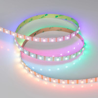 Светодиодная лента SPI-B60-10mm 5V RGB-PX1-BPT (12 W/m, IP20, 5060, 5m) (Arlight, бегущий огонь), 037855