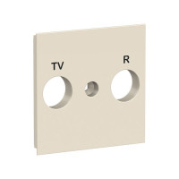 ЛИЦЕВАЯ ПАНЕЛЬ TV/FM розетки, бежевый