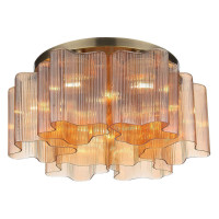 ST LUCE SL117.302.06 Люстра потолочная ST-Luce Бронзовый/Янтарный E27 6*60W