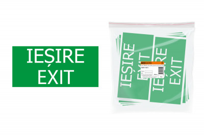 Знак "ВЫХОД" 200х100мм (румынский язык) TDM Electric, SQ0817-0072