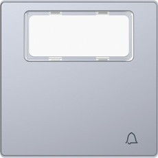 D-Life Клавиша 1-ная, с полем для надписи, звонок, нерж. сталь