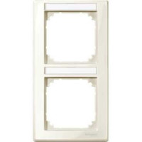 M-Smart Рамка 2-ная с полем для надписи верт., беж.