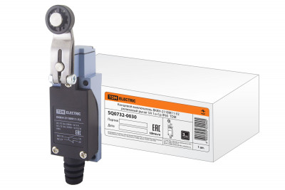 Концевой выключатель ВККН-2118М11-У2 роликовый рычаг 5А 1з+1р IP65  TDM Electric, SQ0732-0030