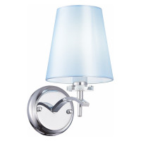 Evoluce SLE105611-01 Светильник настенный Хром/Светло-голубой E14 1*40W