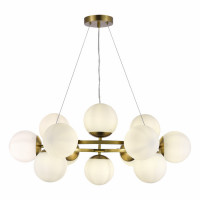 ST LUCE SLE1191-203-12 Светильник подвесной Золотистый/Белый E27 12*60W