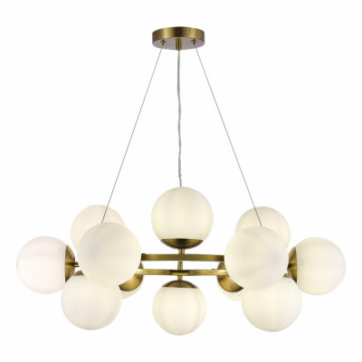 ST LUCE SLE1191-203-12 Светильник подвесной Золотистый/Белый E27 12*60W