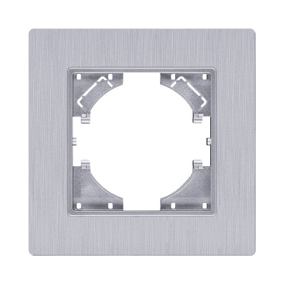 Рамка 1-постовая, серый Kollinger Eleganz Plex EP1GY