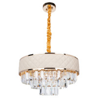 Arte Lamp ANNABELLE, Люстра, цвет арматуры - ЗОЛОТО, цвет плафона/декора - БЕЖЕВЫЙ, 6х60W E14, A1008LM-6GO