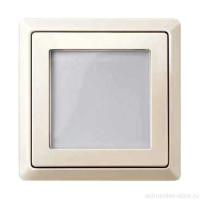 SD Накладка с окошком и полем для надписи для мех-зма диодн. сигн. лампы арт.№SCMTN5870хх, беж.