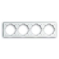 1724-74-507 1754-0-4224 Impuls Рамка 4-постовая, альпийский белый 2 1724-74-507 1754-0-4224 Impuls Рамка 4-постовая, альпийский белый 2