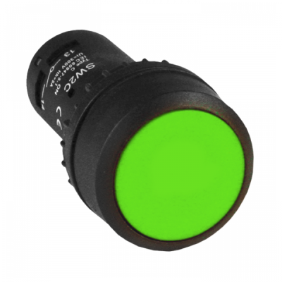 Кнопка SW2C-11 возвратная зеленая NO+NC EKF PROxima