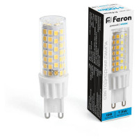 Лампа светодиодная, (13W) 230V G9 6400K JCD, LB-436, Feron 38154